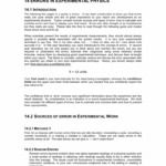 What are some examples of experimental errors in physics?