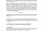 What are some examples of experimental errors in physics?