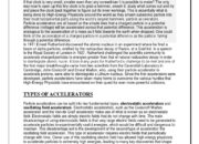 What are particle accelerators used for?