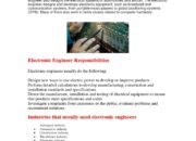 What are the things an electronics engineer should know?