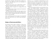 What are some of the major views of environmental ethics?