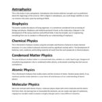 What are the different branches of physics?