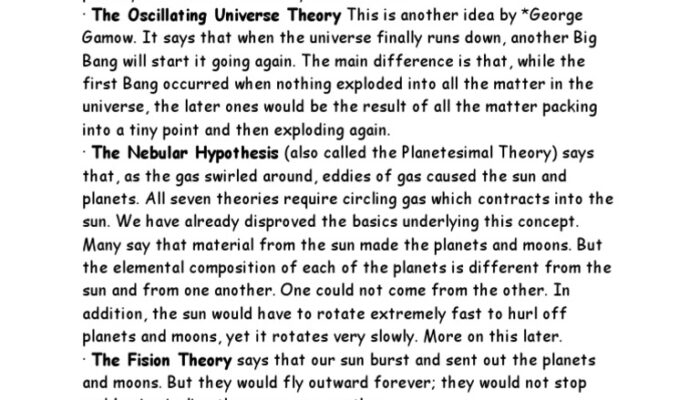 How to make your own theory about the origin of the universe?