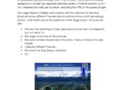 What are the risks of using The Large Hadron Collider?