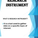 How to select the best research instrument?