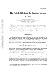 Casimir Force for Life: Quantum Vacuum Gets a Purpose