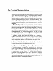 Which semiconductors have applications as optical devices?