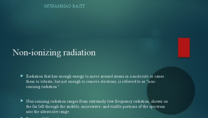 What is ionizing and non ionizing radiation?