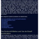 What types of particles are collided in a particle accelerator?