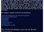 What types of particles are collided in a particle accelerator?
