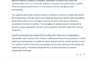 What is a Quantum Computer in simple words?