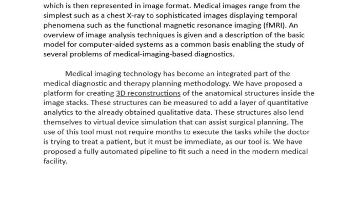 What are some innovative medical imaging techniques?