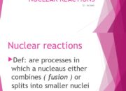 What happens in a nuclear reaction?
