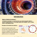 What happens to particles in particle accelerators?