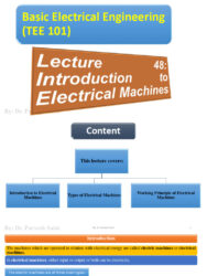 From where should I begin studying ‘electrical machines’?