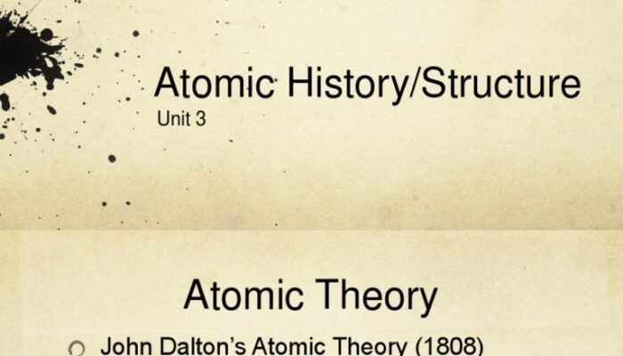 What is the origin of the atomic structure?