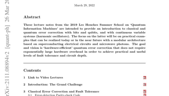 What is quantum error correction?