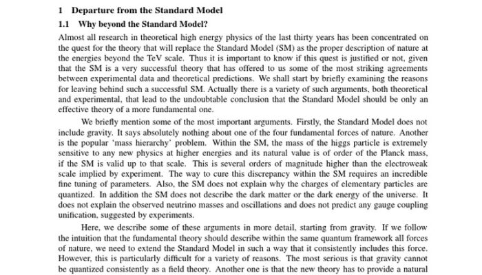 Evidence for Supersymmetry Found: Cracks in the Standard Model?