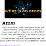 What is an atom