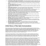 How did fiber optics technology develop?