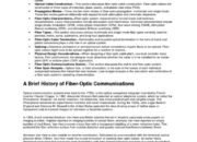 How did fiber optics technology develop?