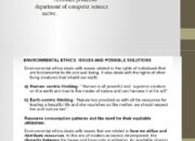 What are the current issues in environmental ethics?