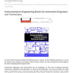 What are the top books in instrumentation engineering?