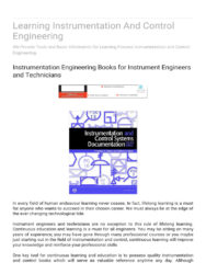What are the top books in instrumentation engineering?