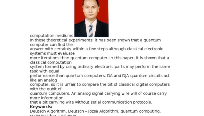 What are some of the classical algorithms?