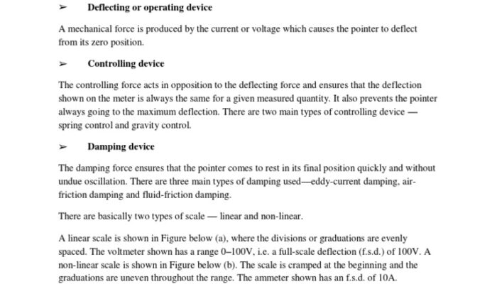What is the advantage of an analogy measuring instrument?