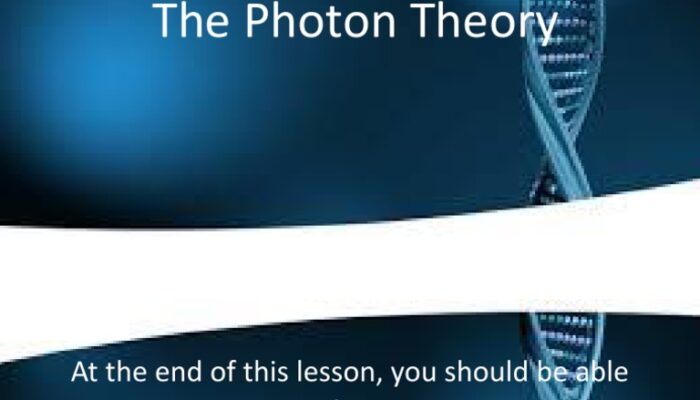 Using the photon theory how are atomic spectra formed?