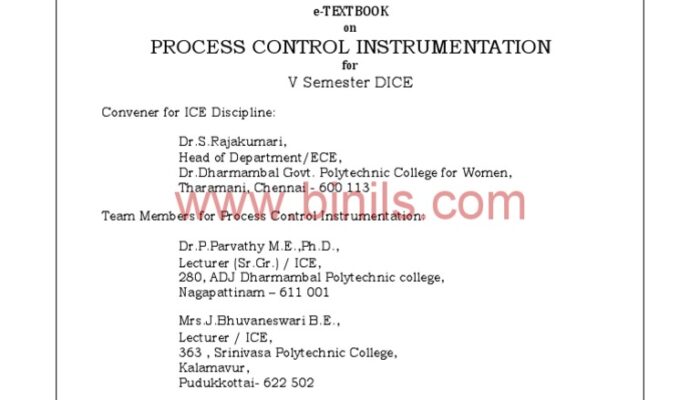 What are the best books for process control instrumentation?