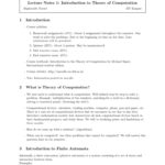 What is theoretical computation?