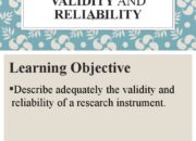 How to know if a research instrument is reliable?