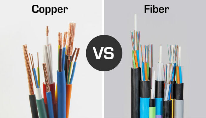 Are copper cables more expensive than fiber optics?