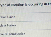 What is the chemical reaction of nuclear fission of the Sun?