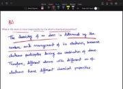What electrons are responsible for the properties of an atom?
