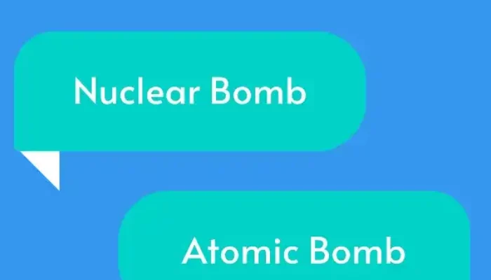 What is the difference between atomic and nuclear?