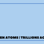 How long is a billion hydrogen atoms?