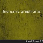 Is inorganic graphite a good conductor of electricity?