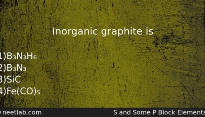 Is inorganic graphite a good conductor of electricity?
