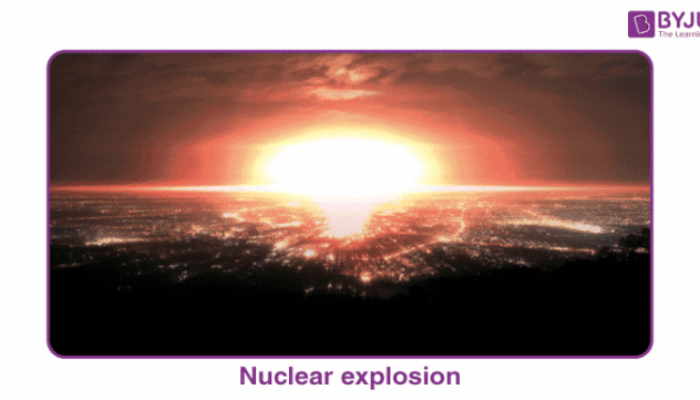 What are projectiles in nuclear reaction?
