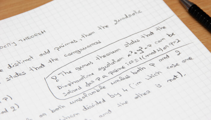 How to take math notes on a computer?