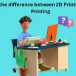 What is the difference between 2D printing and 3D printing?