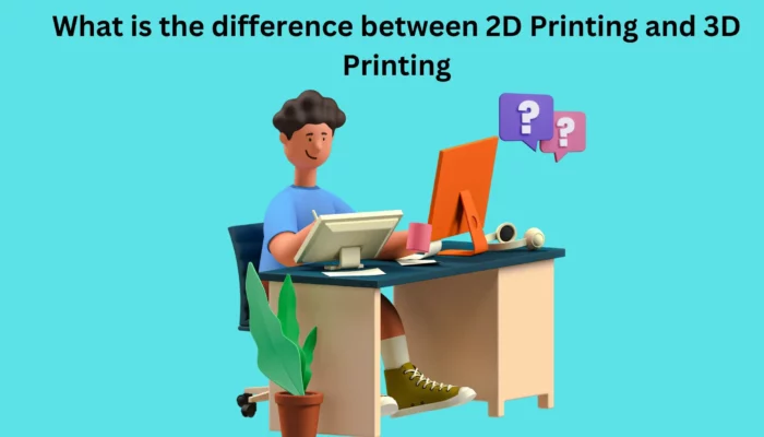 What is the difference between 2D printing and 3D printing?