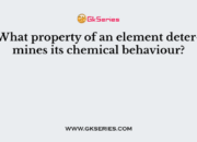 What determines the chemical properties of an element?