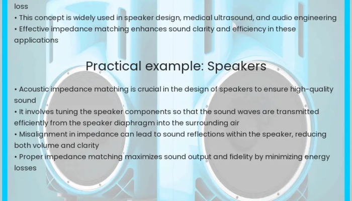 Impedance Matching: When Physics Meets Perfect Harmony