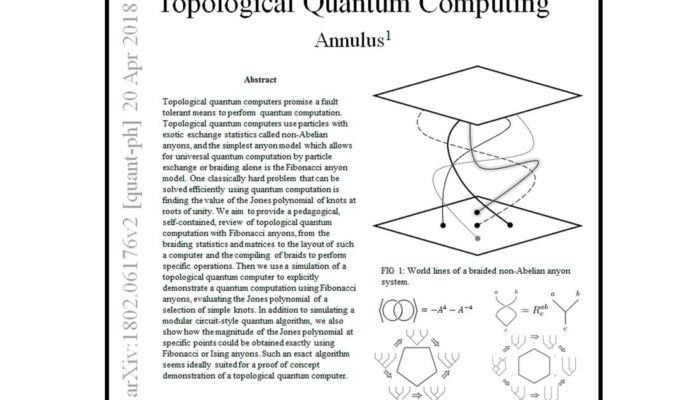 What is topological quantum computing?