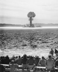 Is there any nuclear fallout in the Nevada desert?