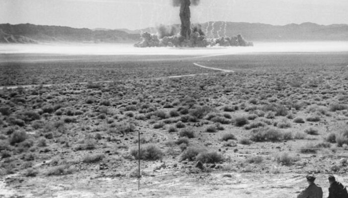 Is there any nuclear fallout in the Nevada desert?